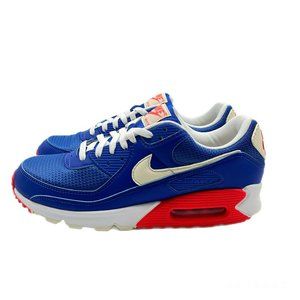 Nike Air Max 90 USA 2021 Sneakers Hyper Royal Blue Men's US 11 Women's 12.5